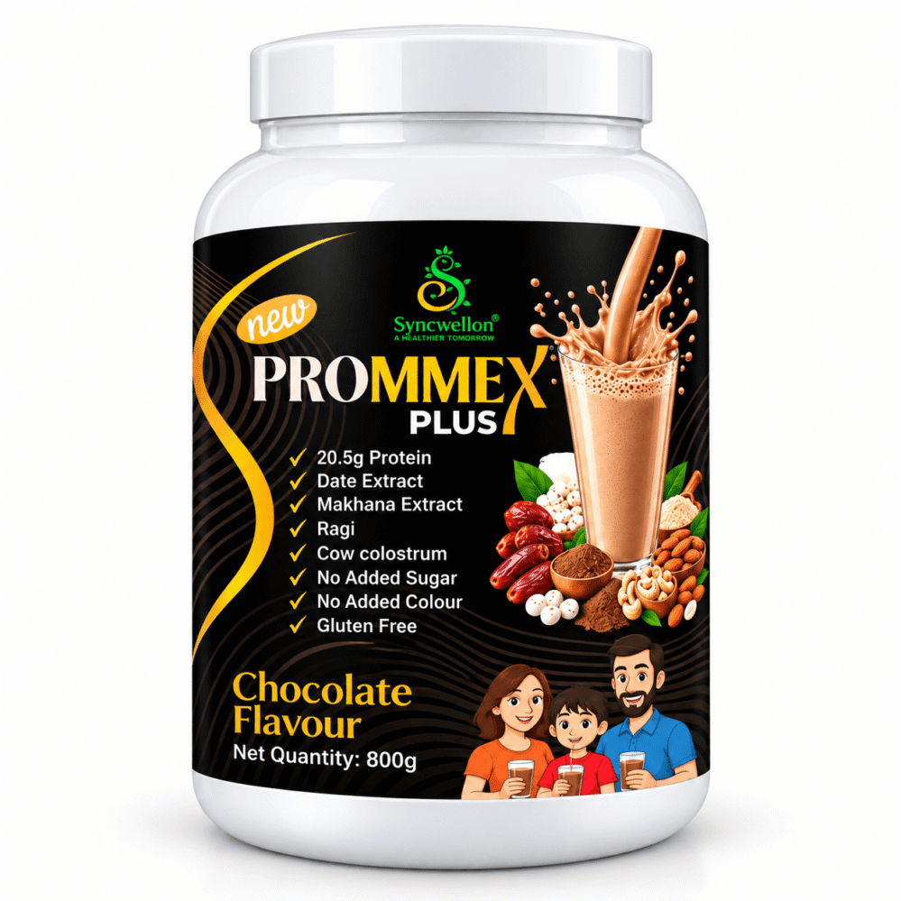 PROMMEX PLUS 800 Gm – Natural Daily Nutrition Supplement | Chocolate Flavour