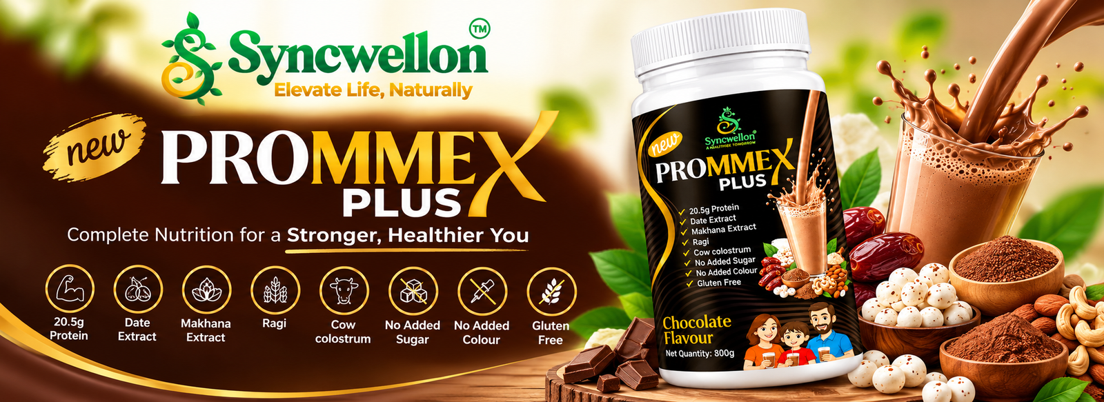 Syncwellon Prommex Plus Chocolate Hero Banner
